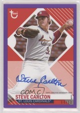 2021 Topps Brooklyn Collection Purple /10 Steve Carlton #BKA-SC Auto HOF