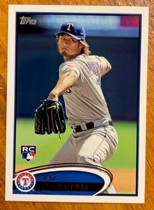 Yu Darvish 2012 Topps Gray Jersey Image Variation Rookie Card #660 RC Rangers - Picture 1 of 2