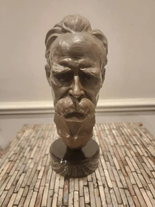 Friedrich Nietzsche | Sculpture / Bust | Philosopher | gift, bookshelf, office - Picture 1 of 4