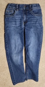 OshKosh Boys Size 7R/7A Blue Jeans Straight Leg Adjustable waist (20"x20.5") - Picture 1 of 9