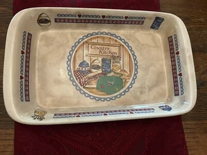 Country Kitchen Casserole Dish ??? No Markings - Picture 1 of 2