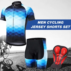 Camiseta deportiva de ciclismo transpirable manga corta Lixada para hombre y ropa traje T0G3 - Imagen 1 de 10
