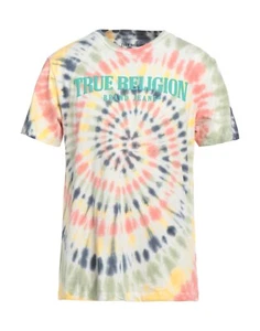 NWT True Religion Men's Tie Dye Logo Tee T-Shirt - City Arch Size X Large Retro - Picture 1 of 7