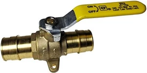 5 Pcs. 1" Pex A  Expansion Ball Valve with Drop Ear, Lead Free - Picture 1 of 2