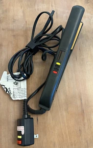 CHI Compact 3/4" Ceramic Travel Hairstyling Flat Iron Onyx Black - Picture 1 of 5