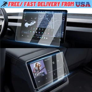 Tempered Glass Protector Tesla Model 3 Highland Model Y Juniper Clear Anti-Glare - Picture 1 of 10