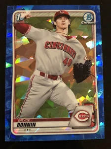 Bryce Bonnin 2020 1st Bowman Chrome Sapphire #BD-74 Cincinnati Reds - Picture 1 of 2