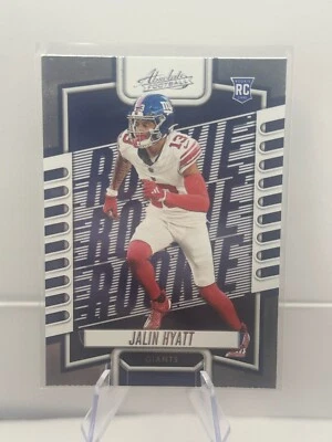 2023 Panini Absolute Jalin Hyatt Rookie Card RC #126 New York Giants - Image 1 of 2