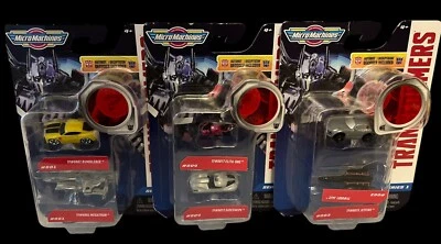 Transformers Micro Machines Jazz/Jetfire/Bumblebee/Megatron/Elita-One/Sideswipe - Image 1 of 4