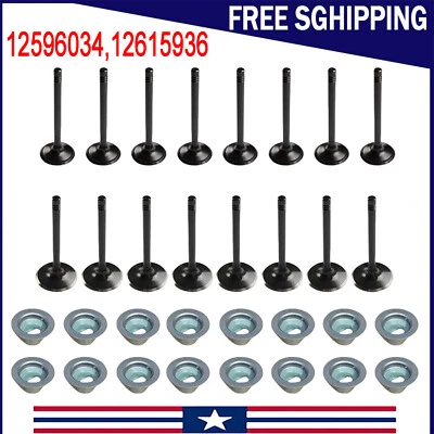 Intake Exhaust Valves W/ Seals Set For 2010-2017 Chevrolet Equinox 2.4L 2.2L - Image 1 of 4