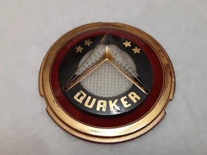 ** ( 1 ) Quaker Red Glass Lens for Oil Stove Use on Auto Brake Lamp Rat Hot Rod - Picture 1 of 4
