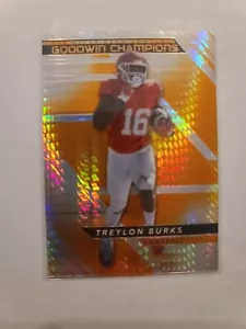 2022 UD Goodwin Champions Platino Alto Treylon Burks RC #GPBU Prisma Naranja /499 - Imagen 1 de 2