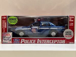 1999 Classic Metal Works 1/24 Police Interceptor Wisconsin Highway Patrol