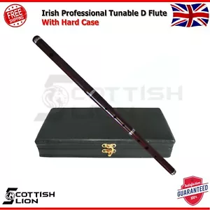 Professionelle irische Tunable D Flöte Palisander 23" mit Holz Hartschale 3 Stck. - Bild 1 von 1