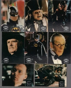 ¡BATMAN REGRESA PELÍCULA TOPPS ESTADIO CLUB 1992 JUEGO COMPLETO DE 100 CARTAS BASE KEATON! - Imagen 1 de 1