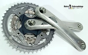 Shimano Deore LX FC-M570 175mm MTB Kurbelset 44/32/22 Japan BJ 1999 Mega 9 Retro - Picture 1 of 14