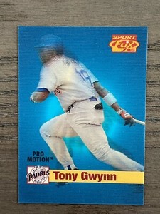 1996 Sportflix Pro Motion Tony Gwynn #11 San Diego Padres