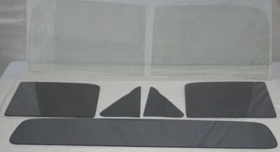 Puerta de ventilación de parabrisas para camioneta Willys 1954-1960 de vidrio parte trasera grande Foto 1 de 3