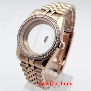 36mm/39mm Caja Reloj Cristal Zafiro Ajuste NH35 Miyota 8215 ETA 2824 Movimiento - Imagen 1 de 13