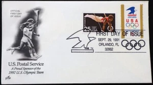 U.S. Used #2539/2380 $1/25c Olympics ArtCraft First Day Cover. Pristine! - Picture 1 of 1