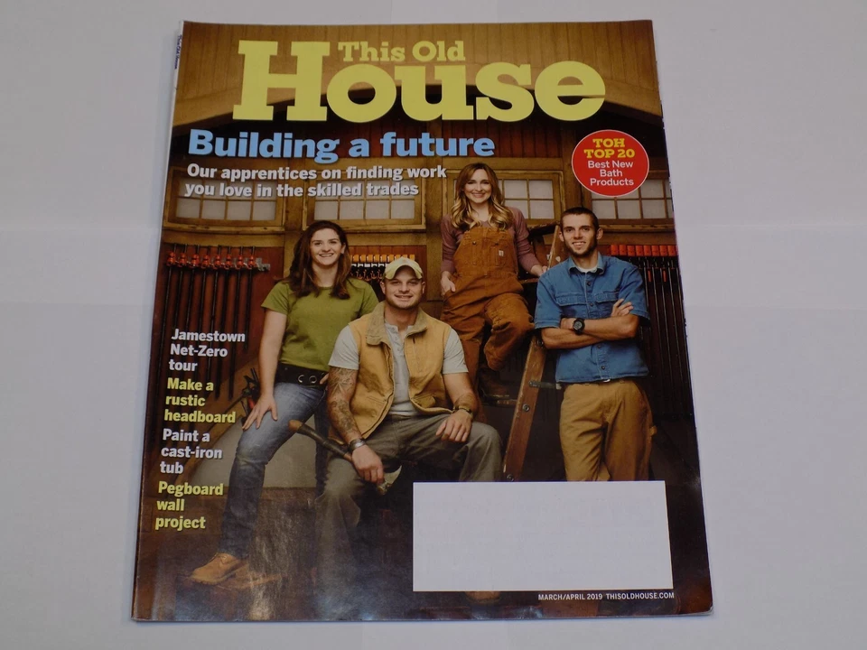 This Old House Magazine March April 2019 Jamestown Building a Future Headboard - Image 1 of 1