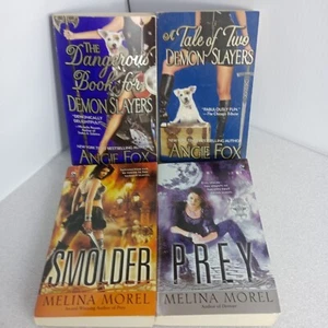 4 X Small Paperback Fantasy Romance Erotic Women's Fiction Mixed Author - Picture 1 of 9