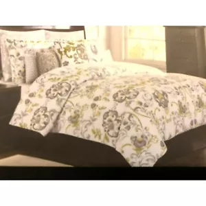 Tahari Home NIP Full/Queen 3 Piece Designer Duvet Set, 300 Thread Count 90"x 96" - Picture 1 of 5