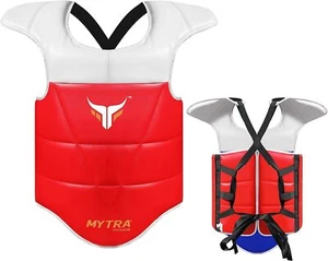 Mytra Fusion Kids Taekwondo Chest Guard Chest & Belly Protector - Picture 1 of 6