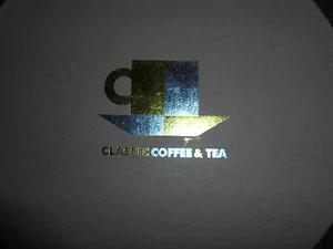 BRAND NEW IN GIFT BOX CLASSIC COFFEE & TEA SET SMALL CUPS/SAUCERS WHITE/GOLD  - Picture 1 of 6