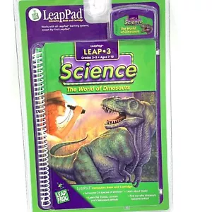 Libro y cartucho LeapFrog LeapPad LEAP 3 Science The World of Dinosaurs NUEVO - Imagen 1 de 7