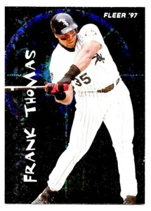 Fleer Soaring Stars 1997 Frank Thomas #12 de 12 Medias Blancas de Chicago Salón de la fama - Imagen 1 de 2