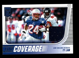 2025 Donruss Elite Elite Coverage Ty Law NMMT /799 Patriots HOF - Picture 1 of 2