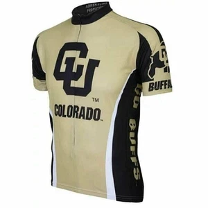 Cycling Jersey Colorado University Buffaloes College Full zip Men's - Picture 1 of 7