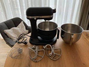 Kitchenaid Heavy Duty / Pulverbeschichtet Schwarz Matt / Einzelstück /defekt - Bild 1 von 9