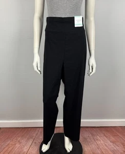 Pantalones negros esenciales AUTOGRAPH talla grande 26 elásticos pierna recta tirar de mujer - Imagen 1 de 14