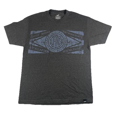 VANS Off the Wall  Graphic Tee  T-Shirt Men's size L /Gray Blue Logo - Image 1 of 4