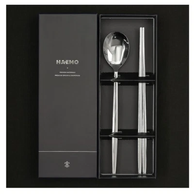 Set cucchiaio e bacchette Premium K-Style STS 304 in acciaio inossidabile per... - Immagine 1 di 4