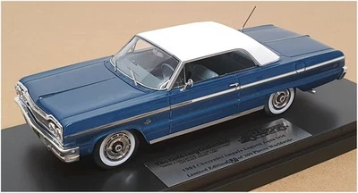 Chevrolet Impala 1964 г. в масштабе 1:43 Goldvarg GC-073A — Lagoon Aqua Irid - Изображение 1 из 4