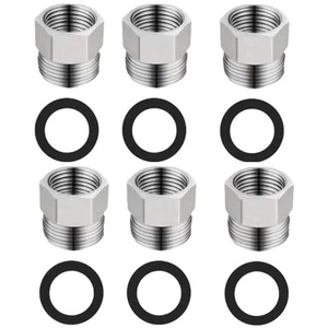 For Plumbing Applications Brass Pipe Connector Corrugated Pipe Connection - Picture 1 of 21