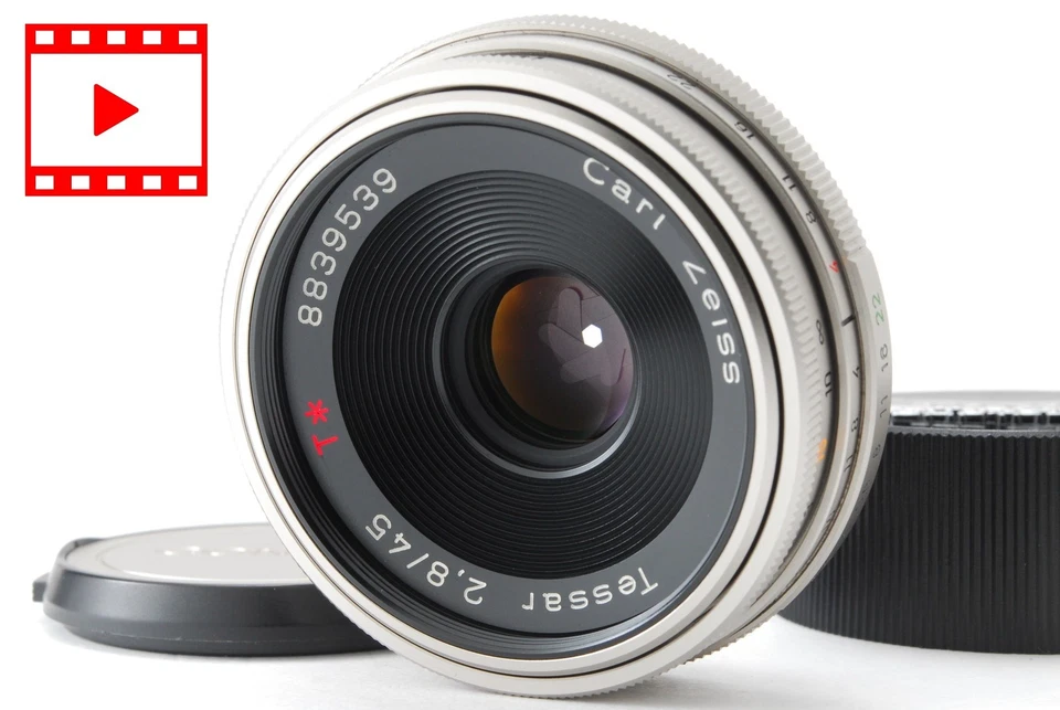 [Top MINT] Contax Carl Zeiss Tessar T* 45mm F2.8 MMJ 100 Jahre From JAPAN #24033 - Image 1 of 4