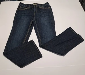 Earl Jeans Hose Damen Größe 6 Blau Dunkle Waschung Gerades Bein RN 89302 - Bild 1 von 9