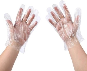 Disposable Food Prep Gloves - 500 Piece Plastic Food Safe Disposable Gloves, ... - Picture 1 of 7