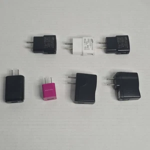 7 Pack Adaptive Charger Kit Wall Power Block USB Type C Cable For Samsung Iphone - Picture 1 of 3