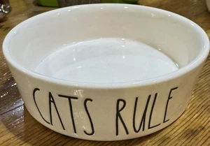 Cats Rule Rae Dunn von Magenta Neu Keramik Schüssel 4,76" - Bild 1 von 5