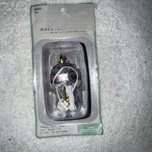 Mayberry Street Miniatures LED Tiffany Table Lamp Scale 1:12  # 882126 - Picture 1 of 7