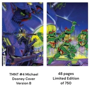 Teenage Mutant Ninja Turtles TMNT #4 Michael Dooney 48pg Cover Version B  X/750 - Picture 1 of 24
