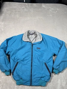 Patagonia Fleece lined Bomber Style Vintage Jacket Boys/Girls Size 11/12 - Picture 1 of 11