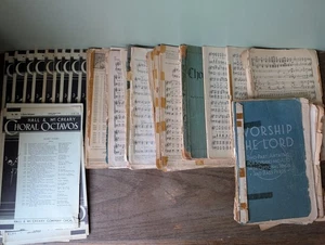 Großes Konvolut Kirche Gospel Chor Noten einige Wiederholungen Bastelposten - Bild 1 von 12