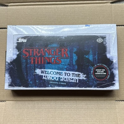 2019 TOPPS STRANGER THINGS WELCOME TO THE UPSIDE DOWN HOBBY BOX SEALED  - Image 1 of 2