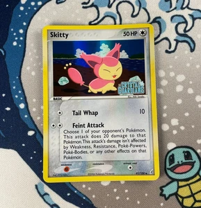 Skitty 41/100 Reverse Holo EX Crystal Guardians Stamped Pokemon Card 2006 NM - Bild 1 von 3